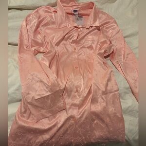 Savage x Fenty satin night shirt with side detail XL